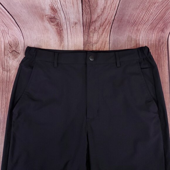 Cuts Clothing AO Joggers Mens Large Tapered Slim Fit Performance Black Pants - Picture 3 of 14